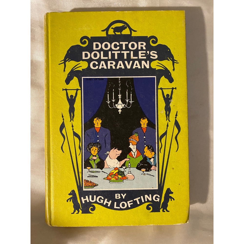 1954 Doctor Dolittle's Caravan  by Hugh Lofting illustrated